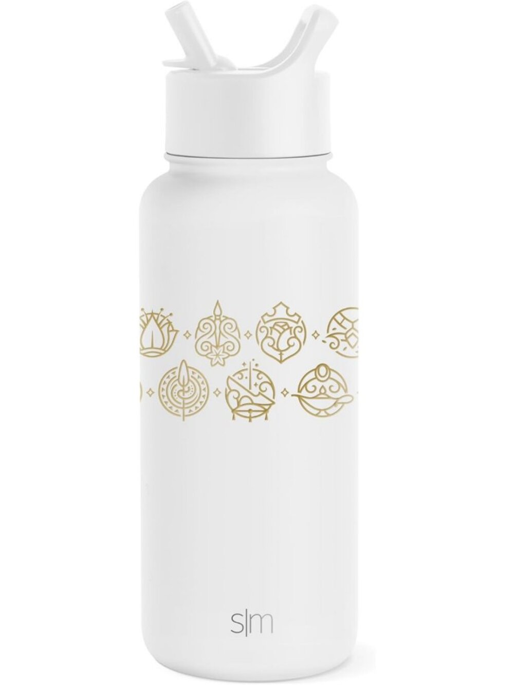 32oz Vacuum Insulated Water Bottle with Straw | Disney Princess Flask, Leak